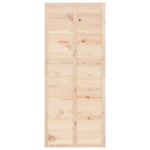 Skydedør 90x1,8x214 cm massivt fyrretræ