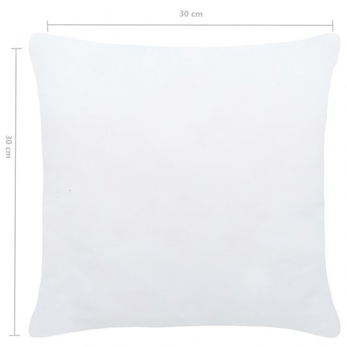 Inderpuder 2 stk. 30x30 cm hvid