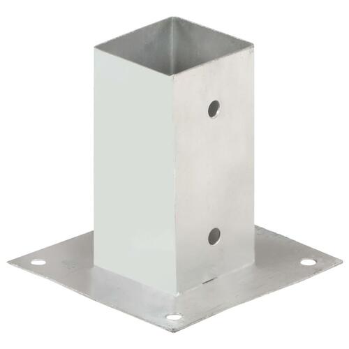Stolpefod 4 stk. 71 mm galvaniseret metal