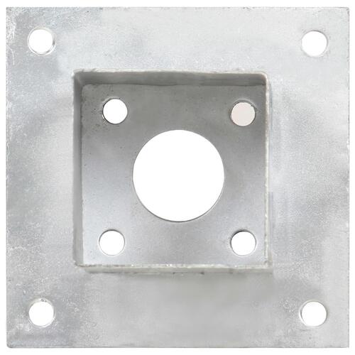 Stolpefod 4 stk. 81 mm galvaniseret metal