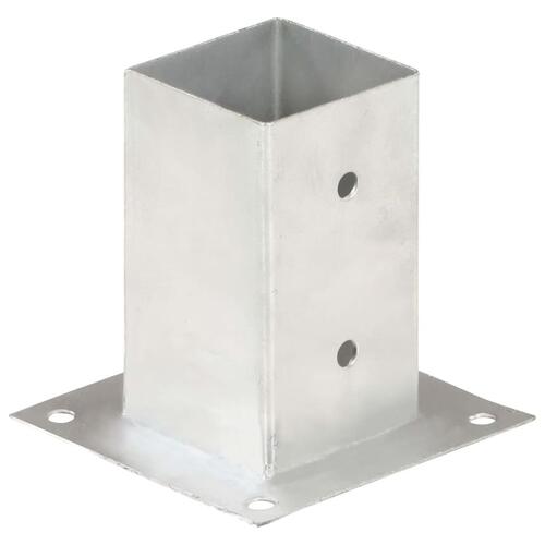 Stolpefod 4 stk. 81 mm galvaniseret metal