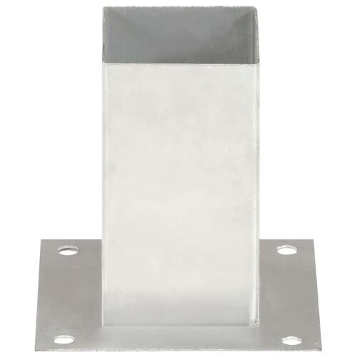 Stolpefod 4 stk. 81 mm galvaniseret metal