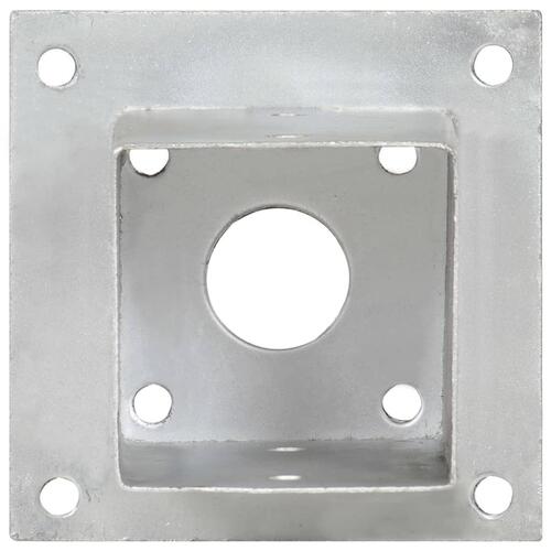 Stolpefod 4 stk. 91 mm galvaniseret metal