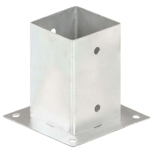Stolpefod 4 stk. 91 mm galvaniseret metal