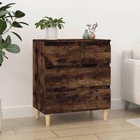 Skænk 60x35x70 cm konstrueret træ røget egetræsfarve