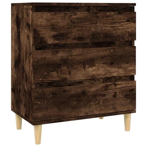 Skænk 60x35x70 cm konstrueret træ røget egetræsfarve