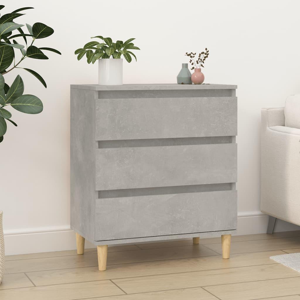 Skænk 60x35x70 cm konstrueret træ betongrå