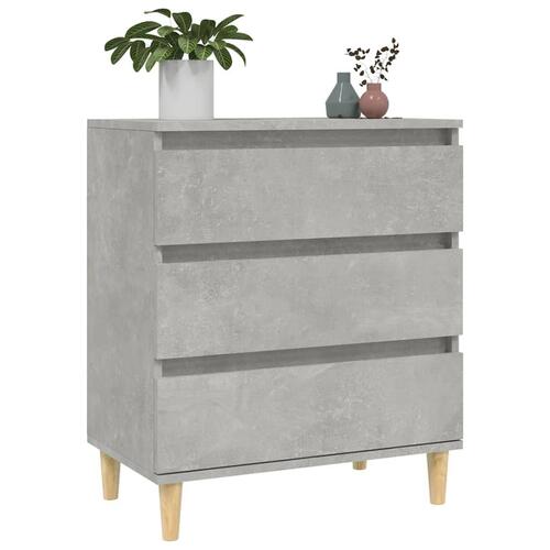 Skænk 60x35x70 cm konstrueret træ betongrå