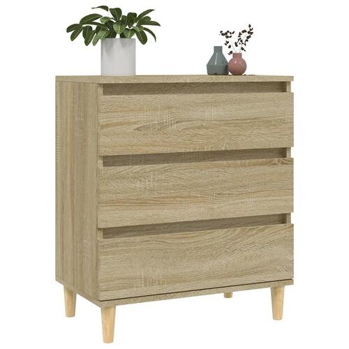 Skænk 60x35x70 cm konstrueret træ sonoma-eg
