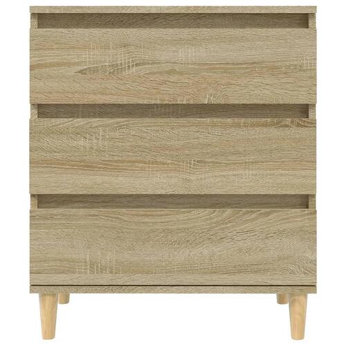 Skænk 60x35x70 cm konstrueret træ sonoma-eg
