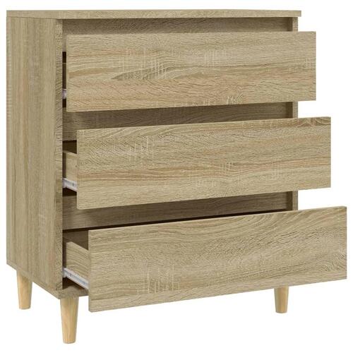 Skænk 60x35x70 cm konstrueret træ sonoma-eg