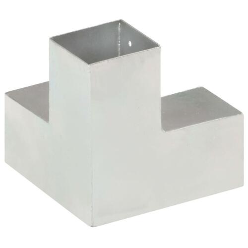 Stolpebeslag Y-form 81x81 mm galvaniseret metal