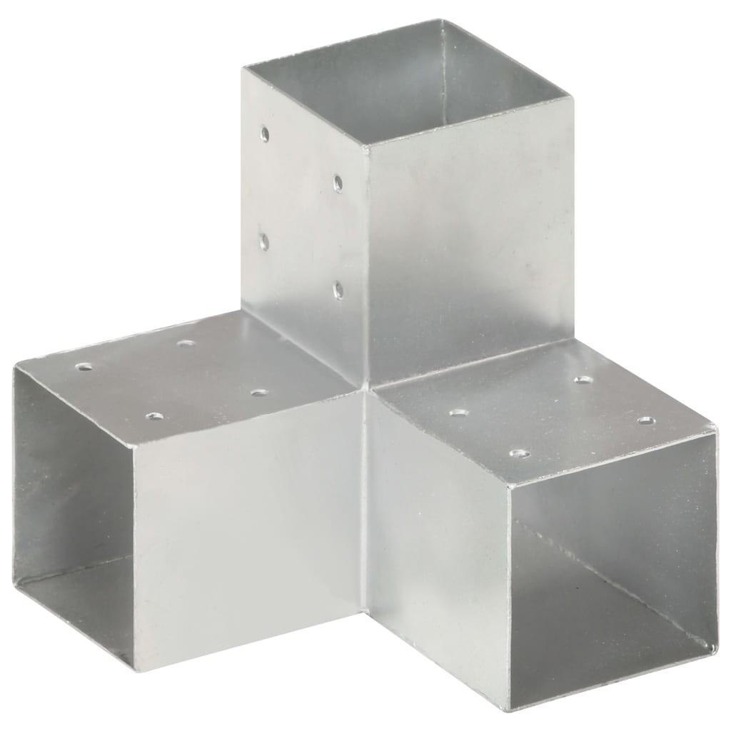 Stolpebeslag Y-form 91x91 mm galvaniseret metal