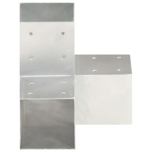 Stolpebeslag Y-form 91x91 mm galvaniseret metal
