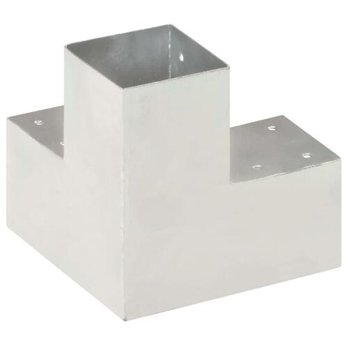 Stolpebeslag Y-form 91x91 mm galvaniseret metal