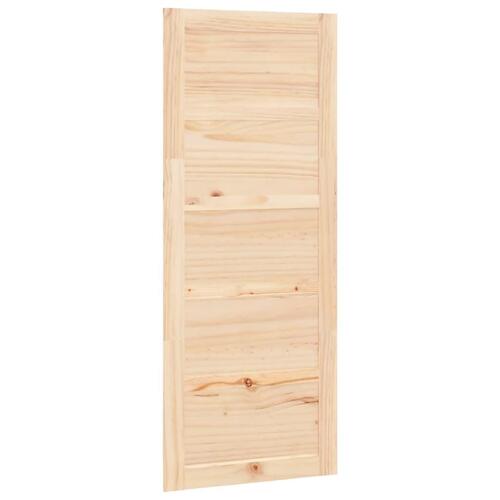 Skydedør 80x1,8x204,5 cm massivt fyrretræ