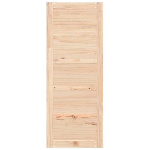 Skydedør 80x1,8x204,5 cm massivt fyrretræ