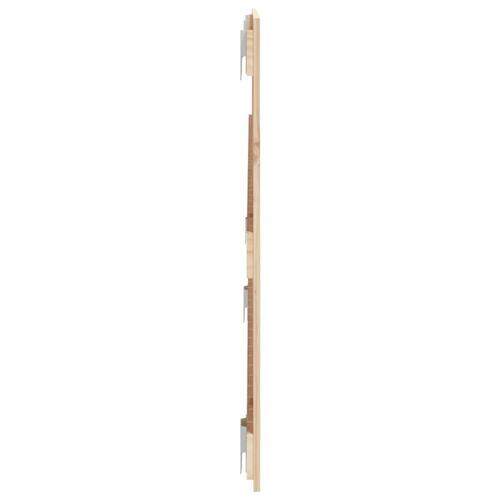 Sengegavl 127,5x3x60 cm massivt fyrretræ