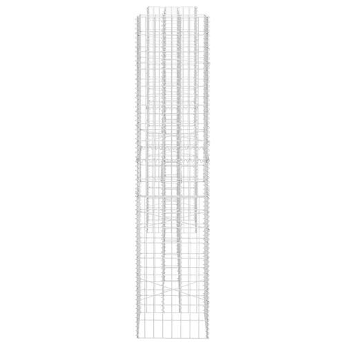 H-formet gabion-plantekasse 260x40x200 cm stål