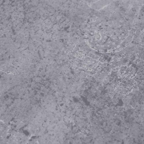 Selvklæbende gulvbrædder 5,02 m² 2 mm PVC cementgrå