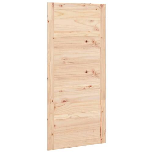 Skydedør 90x1,8x204,5 cm massivt fyrretræ
