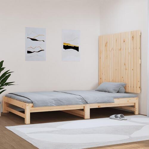 Sengegavl 108x3x90 cm massivt fyrretræ