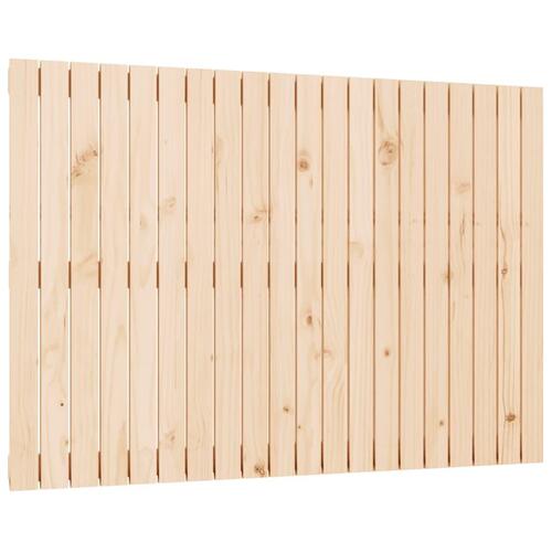 Sengegavl 127,5x3x90 cm massivt fyrretræ