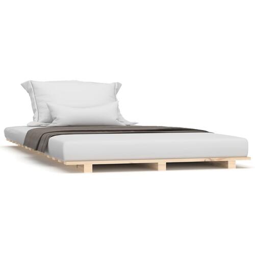 Sengeramme 90x200 cm massivt fyrretræ