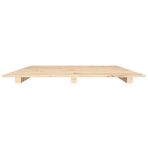 Sengeramme 120x190 cm massivt fyrretræ