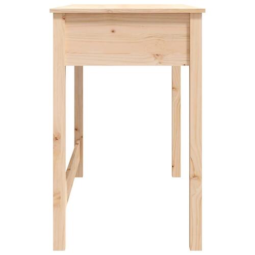Skrivebord med skuffer 100x50x78 cm massivt fyrretræ