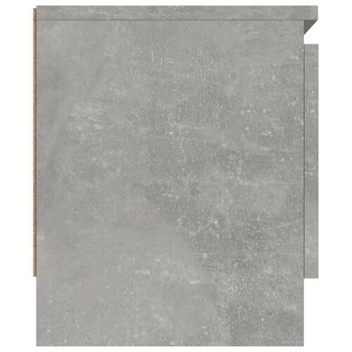Tv-bord med låge 102x30x36 cm betongrå