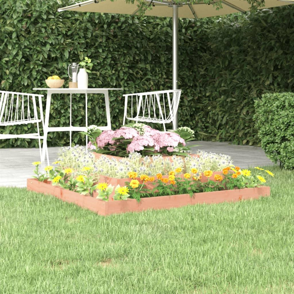 Plantekasse 110x110x27 cm massivt douglasgran billede