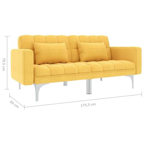 Sovesofa stof gul