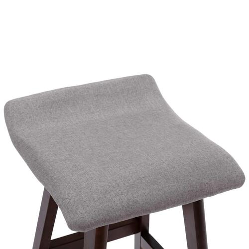 Barstol stof gråbrun
