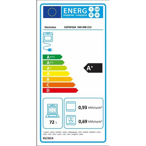 Ovn Electrolux EOF4P56X 2300 W 72 L