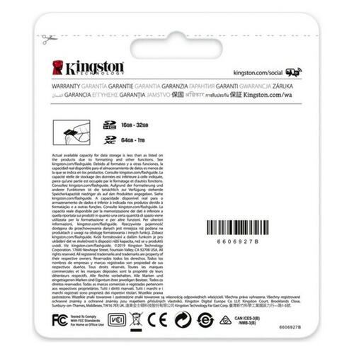 SD-hukommelseskort Kingston SDS2 100 MB/s exFAT 128 GB