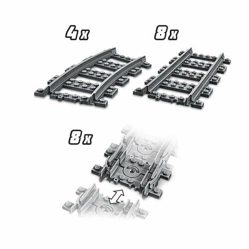 Playset Lego City Rail 60238 Tilbehør