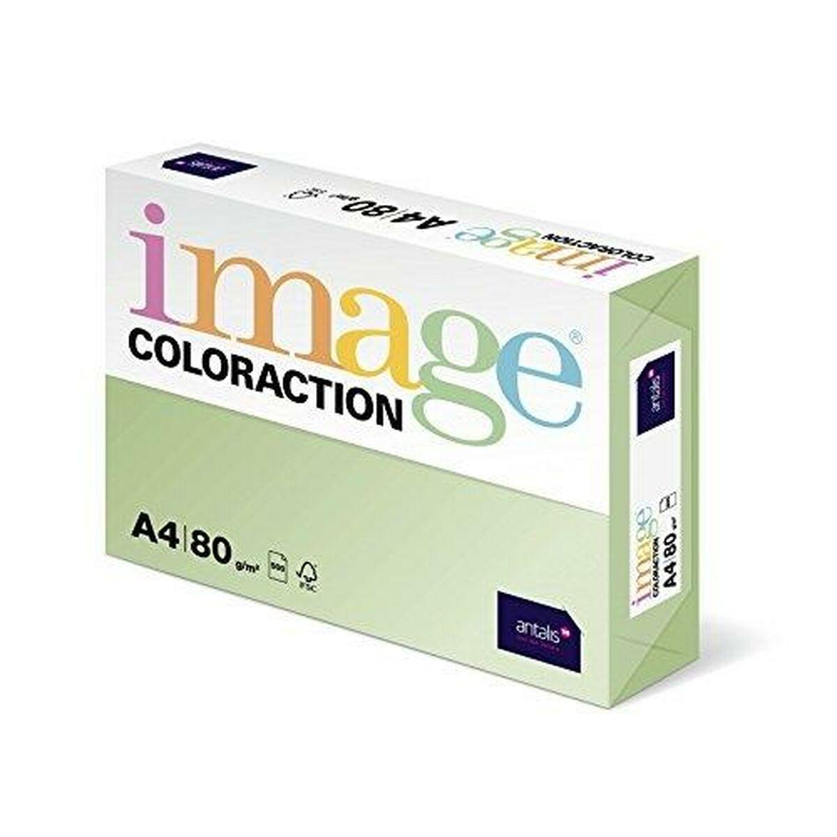 Printerpapir Image ColorAction Jungle Grøn Pastel 500 Ark Din A4 5 Dele