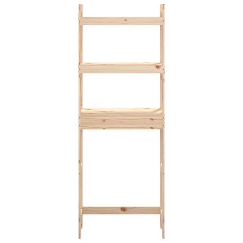 Toiletstativ 63x26x171 cm massivt fyrretræ