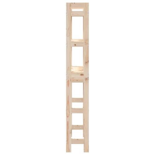 Toiletstativ 63x26x171 cm massivt fyrretræ