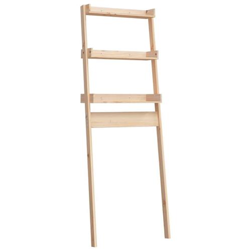 Toiletstativ 63,5x32x179 cm massivt fyrretræ