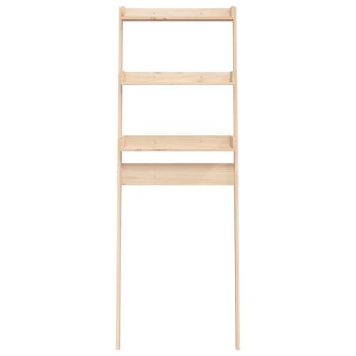 Toiletstativ 63,5x32x179 cm massivt fyrretræ