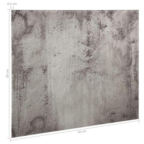 Væghængt magnettavle 50x50 cm glas