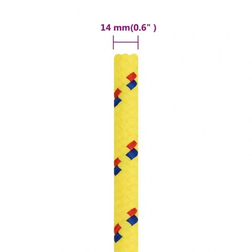 Tovværk til båd 14 mm - 250 m polypropylen, gul