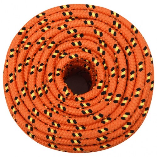 Bådtov i polypropylen 12 mm 250 m - orange