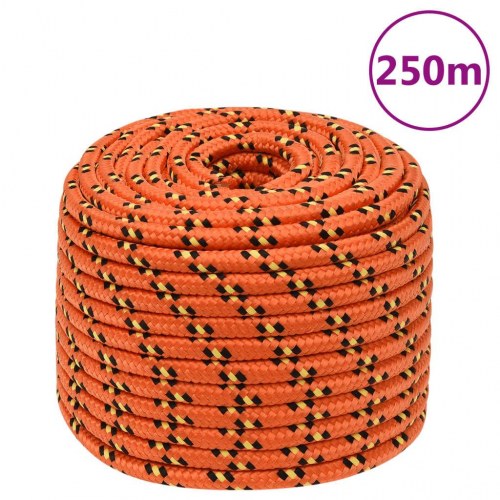 Tovværk til båd 14 mm - 250 m polypropylen, orange