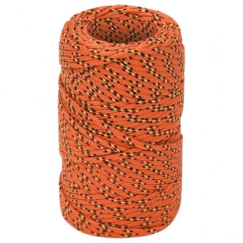 Flettet bådtov 2 mm - 50 m PP, orange