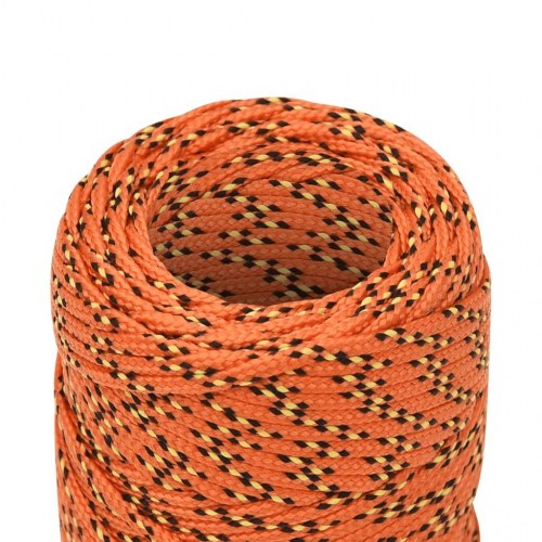 Flettet bådtov 2 mm - 50 m PP, orange