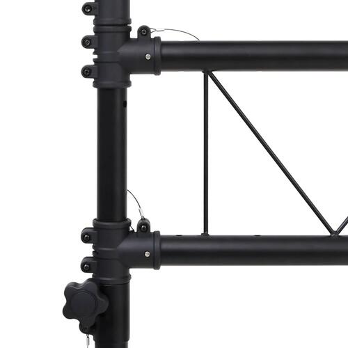 Lampestativ 438x115x(180-300) cm stål