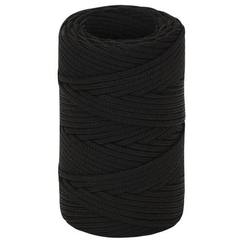 Arbejdsreb 2 mm 50 m polyester sort